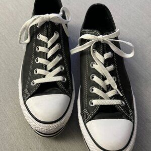 Converse - black platform shoes